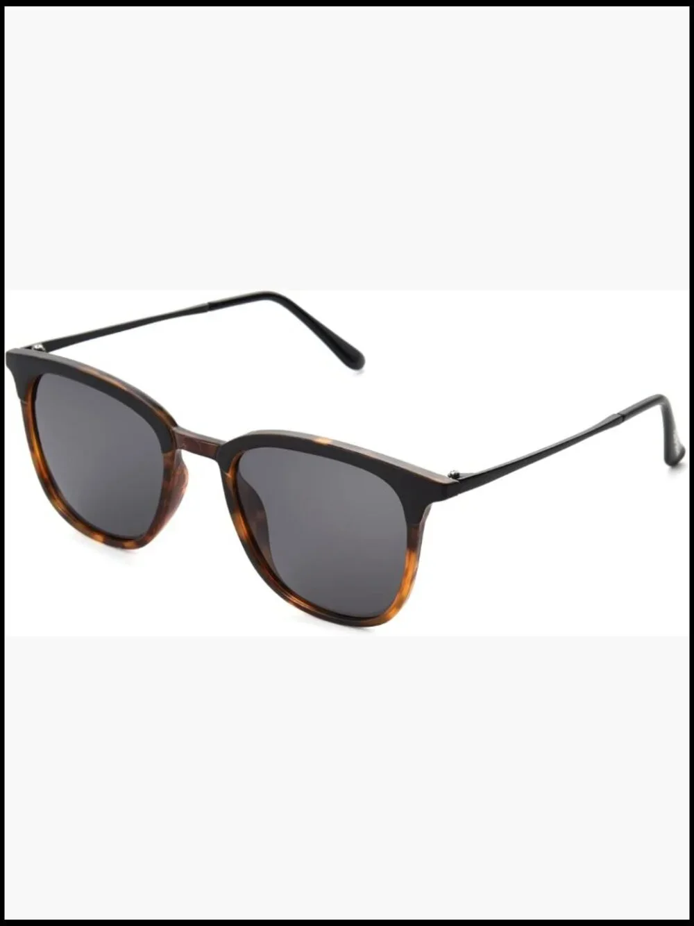 Polarized Club Sunglasses for Men - Metal Frame